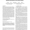Logging every footstep: quantile summaries for the entire history