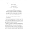 Logic Programs as term Rewriting Systems