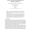 Logical versus Physical Programming for Ubiquitous Applications