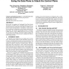 Losing control of the internet: using the data plane to attack the control plane