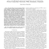 Low-complexity admission control for distributed power-controlled networks with stochastic channels