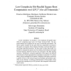 Low-Complexity Bit-Parallel Square Root Computation over GF(2^{m}) for All Trinomials