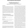 Low complexity virtual antenna arrays using cooperative relay selection
