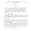 Lower bound for deterministic semantic-incremental branching programs solving GEN