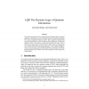 LQP: the dynamic logic of quantum information