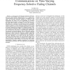 LS Channel Estimation for Mobile OFDM Communications on Time-Varying Frequency-Selective Fading Channels