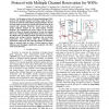 M-cube: A Duty Cycle Based Multi-channel MAC Protocol with Multiple Channel Reservation for WSNs
