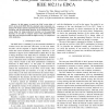MAC Access Delay In IEEE 802.11e EDCA
