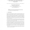 Making Choices Using Structure at the Instance Level within a Case Based Reasoning Framework
