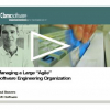 Managing a Large "Agile" Software Engineering Organization