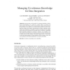Managing Co-reference Knowledge for Data Integration