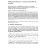 Managing Complexity in Large Learning Robotic Systems