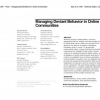 Managing deviant behavior in online communities