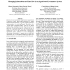 Managing Information and Time Flow in an Agent-Based E-Commerce System