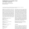 Manifold Based Local Classifiers: Linear and Nonlinear Approaches