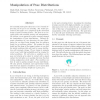Manipulation of Pose Distributions