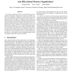 Mapping multi-dimensional signals into hierarchical memory organizations