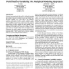 Mapping statistical process variations toward circuit performance variability: an analytical modeling approach