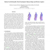 Marker-less Deformable Mesh Tracking for Human Shape and Motion Capture