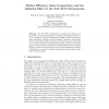 Market Efficiency, Sales Competition, and the Bullwhip Effect in the TAC SCM Tournaments