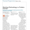 Matching methodology to problem domain