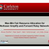Max-Min Fair Resource Allocation for Multiuser Amplify-and-Forward Relay Networks