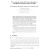 Maximizing the Number of Broadcast Operations in Static Random Geometric Ad-Hoc Networks