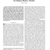 Maximum likelihood multiple subspace projections for hidden Markov models