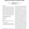 Measuring, enabling and comparing modularity, regularity and hierarchy in evolutionary design
