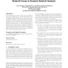 Measuring the effects of preprocessing decisions and network forces in dynamic network analysis