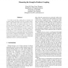 Measuring the Strength of Indirect Coupling