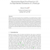 Memoization-Based Proof Search in LF - an Experimental Evaluation of a Prototype