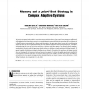 Memory and a priori best strategy in complex adaptive systems