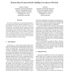 Memory-based context-sensitive spelling correction at web scale