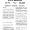 Message-efficient dissemination for loop-free centralized routing