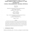 Metamodeling for cycle time-throughput-product mix surfaces using progressive model fitting