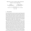 Methods to recover constant radius rolling ball blends in reverse engineering