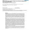 Microarray image analysis: background estimation using quantile and morphological filters