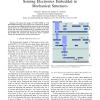 Microelectromechanical systems in 3D SOI-CMOS: sensing electronics embedded in mechanical structures