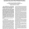 Minimal Multi-threading: Finding and Removing Redundant Instructions in Multi-threaded Processors