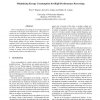 Minimizing Energy Consumption for High-Performance Processing