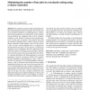 Minimizing the number of late jobs in a stochastic setting using a chance constraint