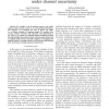 Minimum-Length Scheduling for Multicast Traffic under Channel Uncertainty