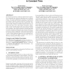 Mining complex models from arbitrarily large databases in constant time