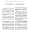 Mining exception-handling rules as sequence association rules