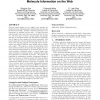 Mining, indexing, and searching for textual chemical molecule information on the web
