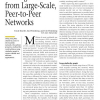 Mining Music from Large-Scale, Peer-to-Peer Networks