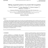 Mining sequential patterns for protein fold recognition
