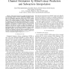 MLSE for DSTBC-OFDM Detection with Channel Estimation by Blind Linear Prediction and Subcarriers Interpolation