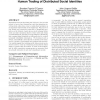 Mnikr: reputation construction through human trading of distributed social identities